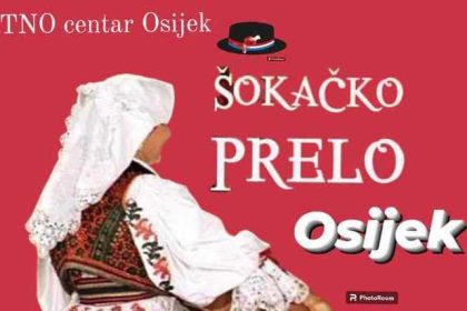 šokačko prelo i revija parova u nošnjama
