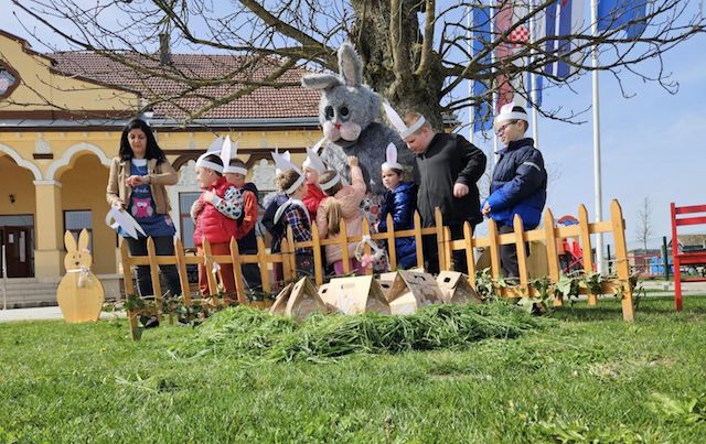 vladislavci Uskrs zeko vrtićarci